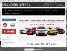 Tablet Screenshot of hermanossaugar.com